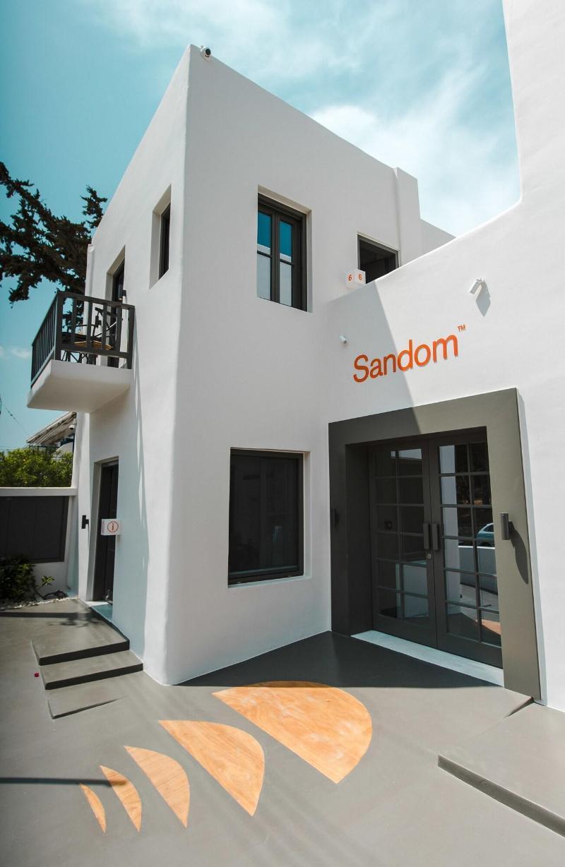 Hotel Sandom Páros Exterior foto